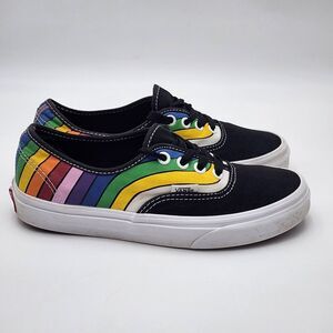 Vans 500714 Old Skool Lace‎ Up Rainbow Skateboarding Sneaker Shoes Womens US 6